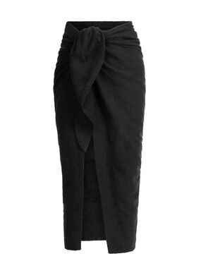 Skims Terry Cover-Ups Sarong Onyx medium nwt 🖤sw67